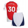 Arsenal Raheem Sterling #30 Hjemmedraktsett Barn 2024-25 Kortermet (+ korte bukser)